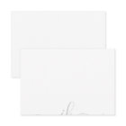 Modern Gray Script Monogram Initials Minimal