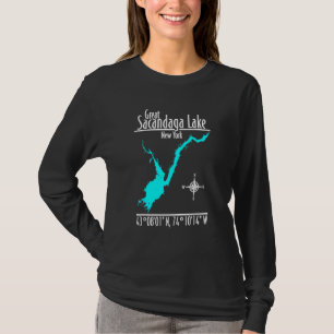 Modern Great Sacandaga Lake, New York T-Shirt