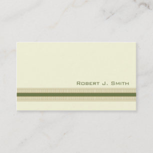 Modern Green and Gold Business Card