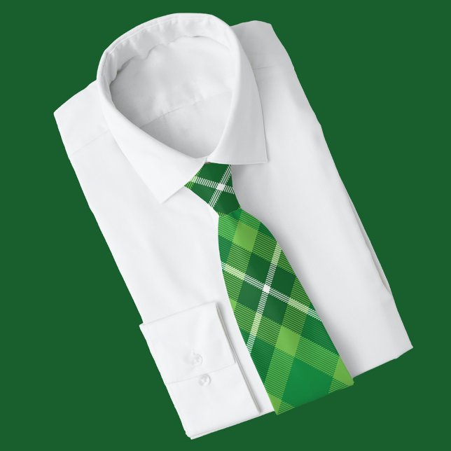 Modern green and white fresh looking tie (Creator Uploaded)