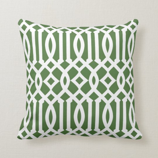 green patterned cushions