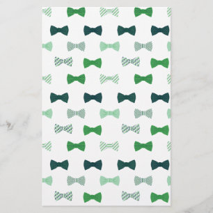 Modern Green Bow Tie pattern bowties