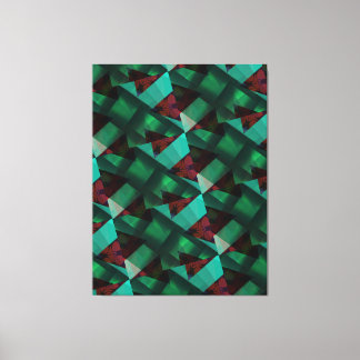 Modern -Green -Brown-Very Nice Canvas Print