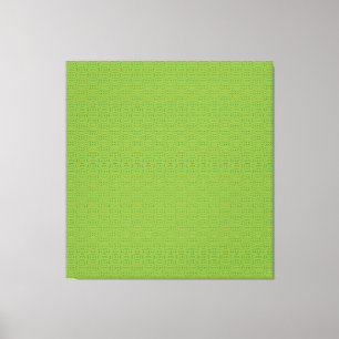 Modern Green Canvas Art Minimalist Bedroom
