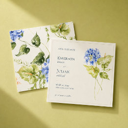 Modern Green Editorial Orchid & Anthurium Wedding Save The Date
