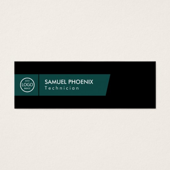 Modern | (Green) Mini Business Card