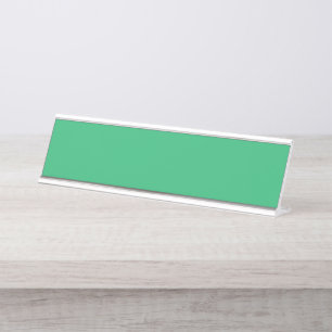 Modern Green Office Desk Name Plate Sign