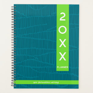 Modern Green Personalized Planner