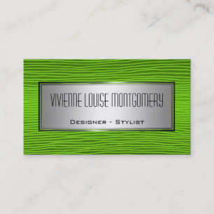 Modern Green Professional Designer Business Card