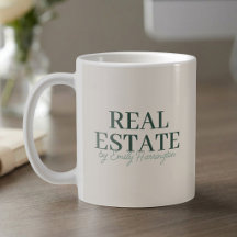Modern Green Real Estate Agent