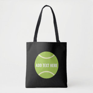 Modern Green Tennis Ball Gift Tote Bag