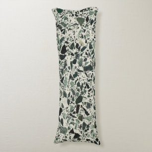 Modern Green Terrazzo Body Cushion