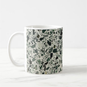Modern Green Terrazzo Coffee Mug