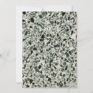 Modern Green Terrazzo Invitation