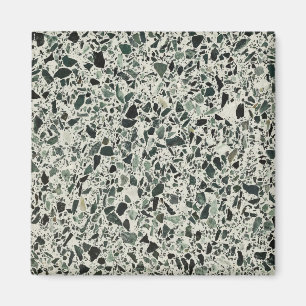 Modern Green Terrazzo Magnet