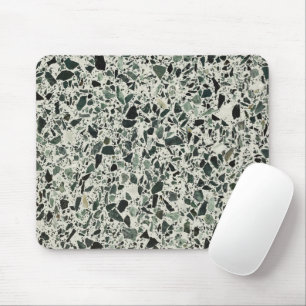 Modern Green Terrazzo Mouse Mat