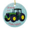 Modern Green Tractor "Christmas 20XX"
