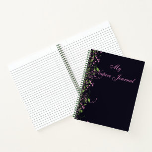 Modern Green Vine Nature Journal Notebook