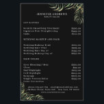 Modern, Greenery Flyer<br><div class="desc">Modern,  Greenery Flayer in black,  white,  green,  gold.Edit your product in minutes by adding your data. You can change the font/color/position by "further personalize".</div>