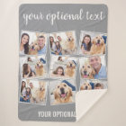 Modern Grey 9 Photo Collage