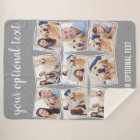 Modern Grey 9 Photo Collage