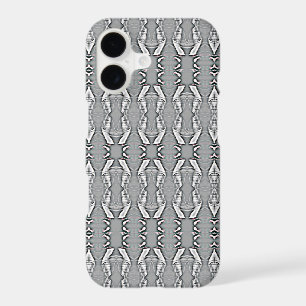 Modern Grey And White Modern Bars Pattern