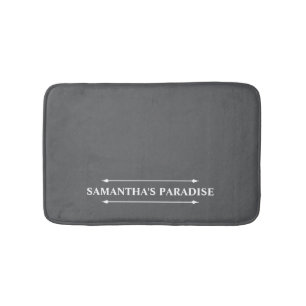 Modern Grey Bath Mat