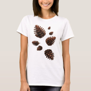 Modern Grey BROWN PINES Quote Shirt