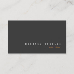Modern Grey Colour Professional Business Card