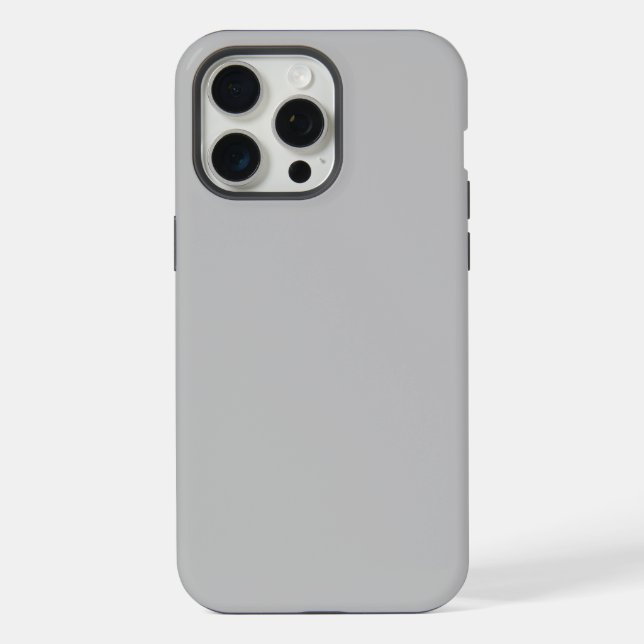  Modern  Grey Elegant iPhone Case (Back)