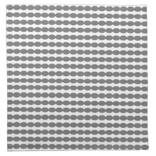 Modern Grey Grey White Geometric Patterns Custom Napkin