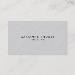 Modern Grey Minimalistic Business Card