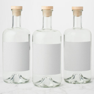 Modern Grey Polka Dot Event Sign Background Liquor Bottle Label