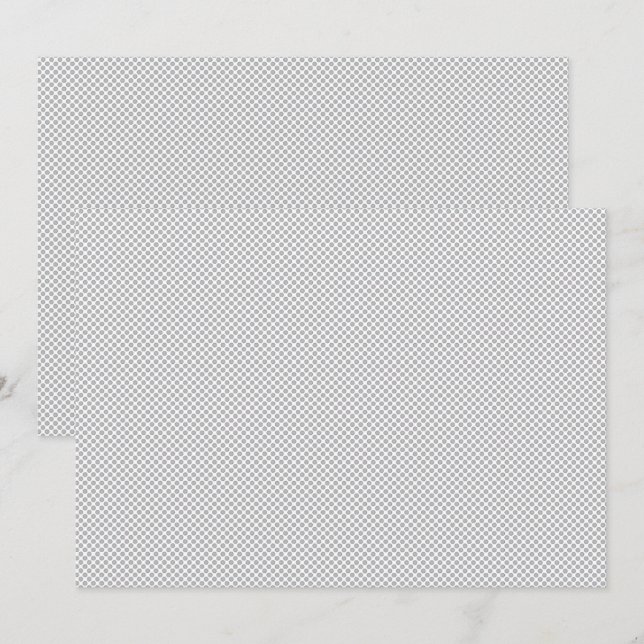 Modern Grey Polka Dot Event Sign Background Programme (Front/Back)
