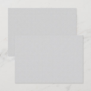 Modern Grey Polka Dot Event Sign Background Thank You Card