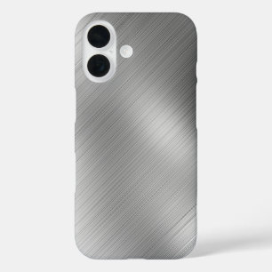 Modern Grey Texture Template iPhone 16 Case