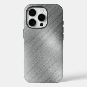 Modern Grey Texture Template iPhone 16 Pro Case