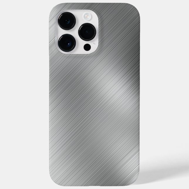 Modern Grey Texture Template Case-Mate iPhone Case (Back)