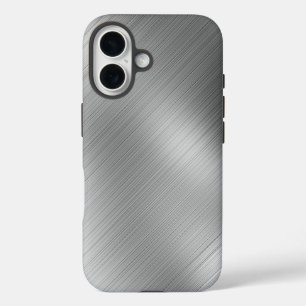Modern Grey Texture Template iPhone 16 Case