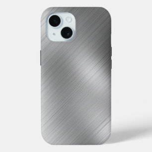 Modern Grey Texture Template iPhone 15 Case