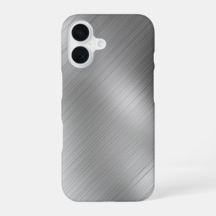 Modern Grey Texture Template iPhone 16 Case
