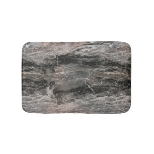 Modern Grey Tones Marble Stone Bath Mat