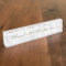 Modern Grey White Marble Personalised Name 