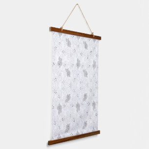 Modern Grid Tapestry Black & White Wall Art