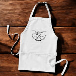 Modern Grillmaster Father's Day  Standard Apron<br><div class="desc">Elevate his grilling game with the Modern Grillmaster Personalised Men's Apron! Featuring sleek, contemporary design, this apron is customised with his name and photo for a personal touch. Made with durable, high-quality fabric, it’s both stylish and practical, offering full coverage to protect against spills and splashes. Perfect for BBQ enthusiasts,...</div>