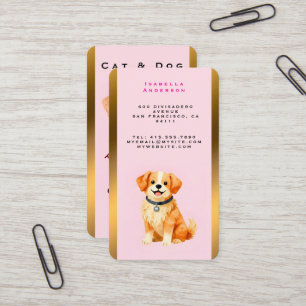 Modern Grooming Dog Personalized Collection Business Card