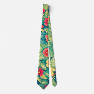 Modern Groomsmen Flower pattern  Tie