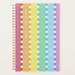 Modern Groovy Rainbow LGBTQIA+ Planner