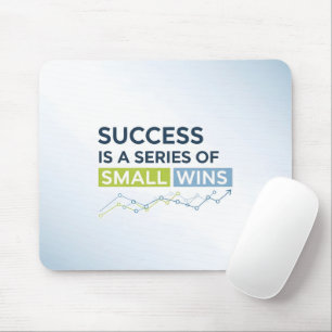 Modern Growth Chart Data Quote Professional Office Mouse Mat