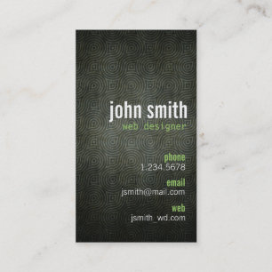 Modern Grunge Business Card